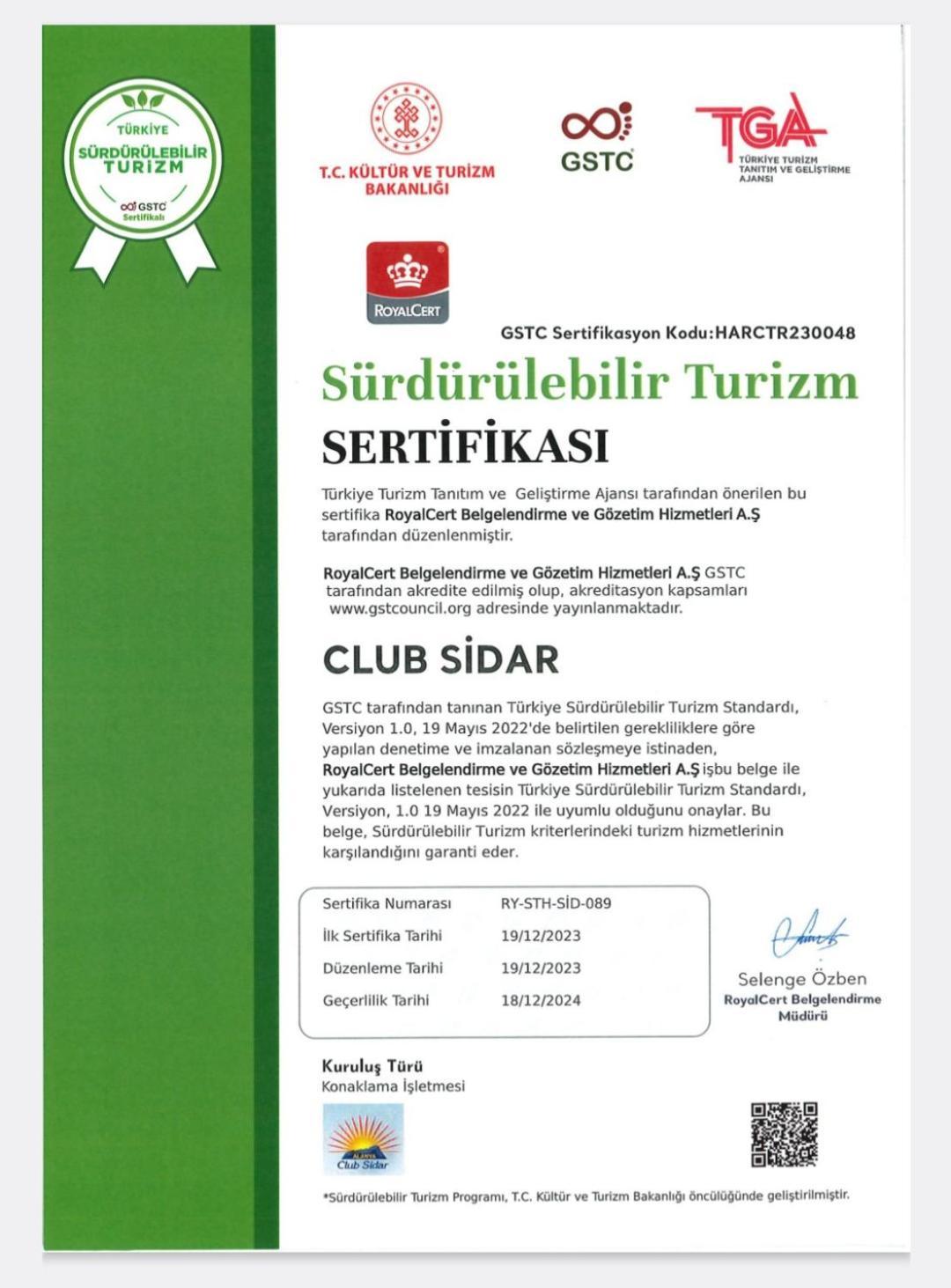 אלאניה Club Sidar Apart Hotel מראה חיצוני תמונה